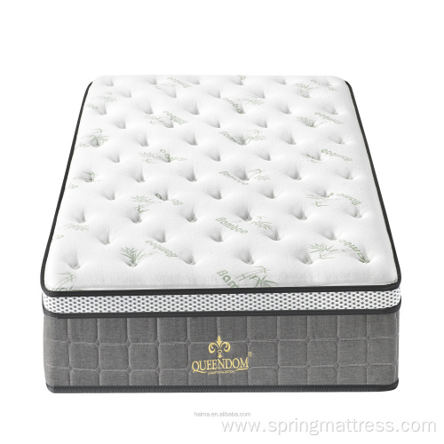 Bamboo pocket spring Mattress With Euro Topper